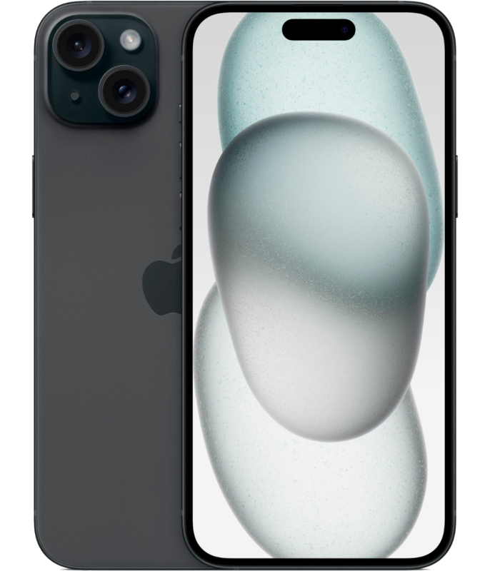 Apple iPhone 15 Plus, 128 ГБ, Dual eSIM, черный